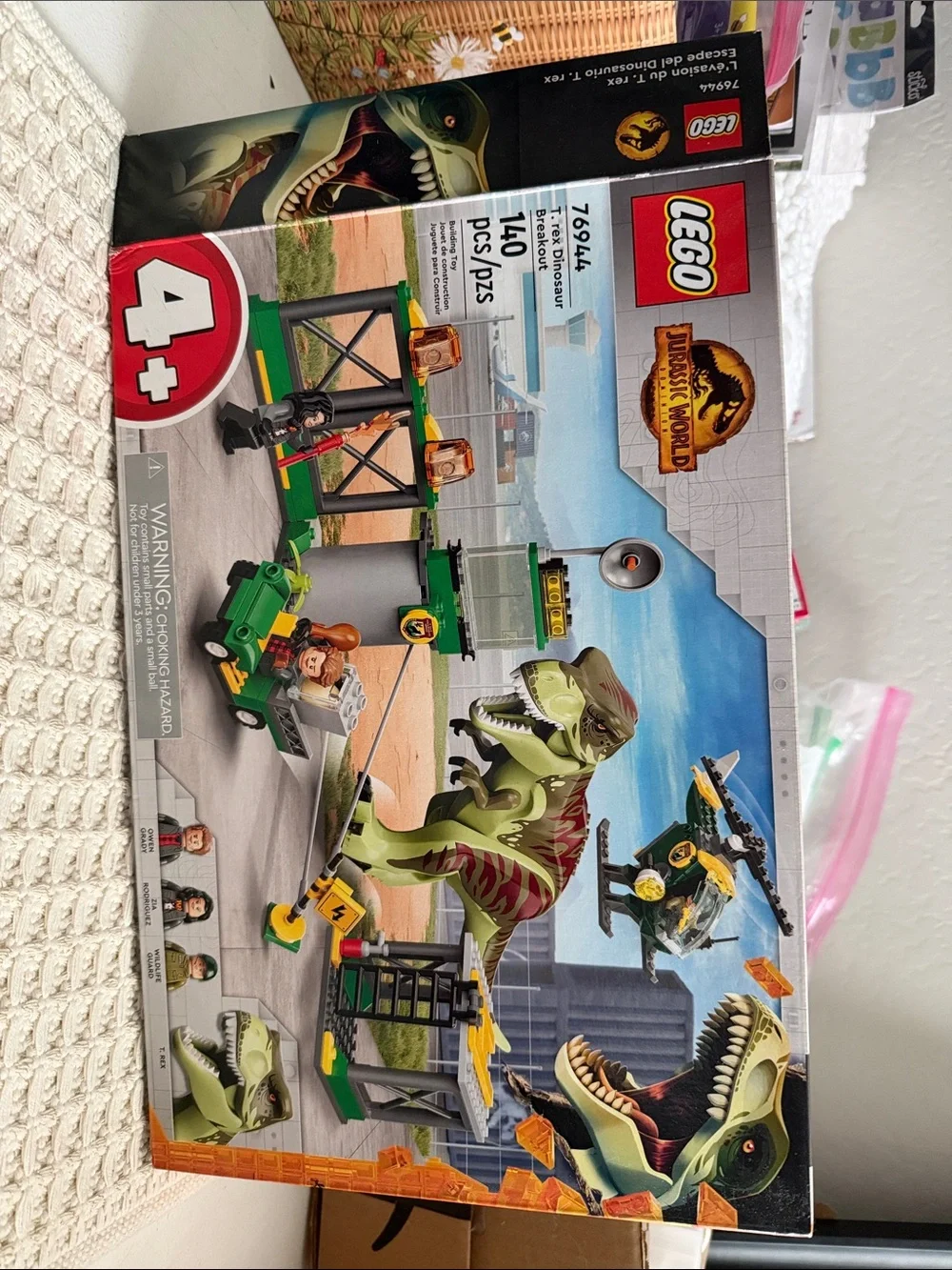 LEGO Jurassic World T Rex Dinosaur Breakout RETIRED RARE Complete Set 76944